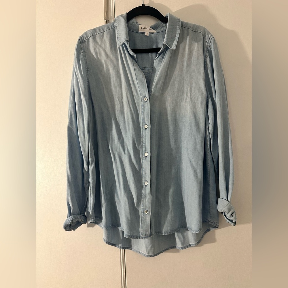 Bella Dahl Light Blue Women's Top